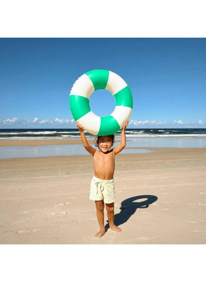 SUNNY LIFE  Mini Pool Ring Pool Party Green Stripe for Men | Best Price UAE